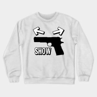 Gun Show Weightlifter Crewneck Sweatshirt